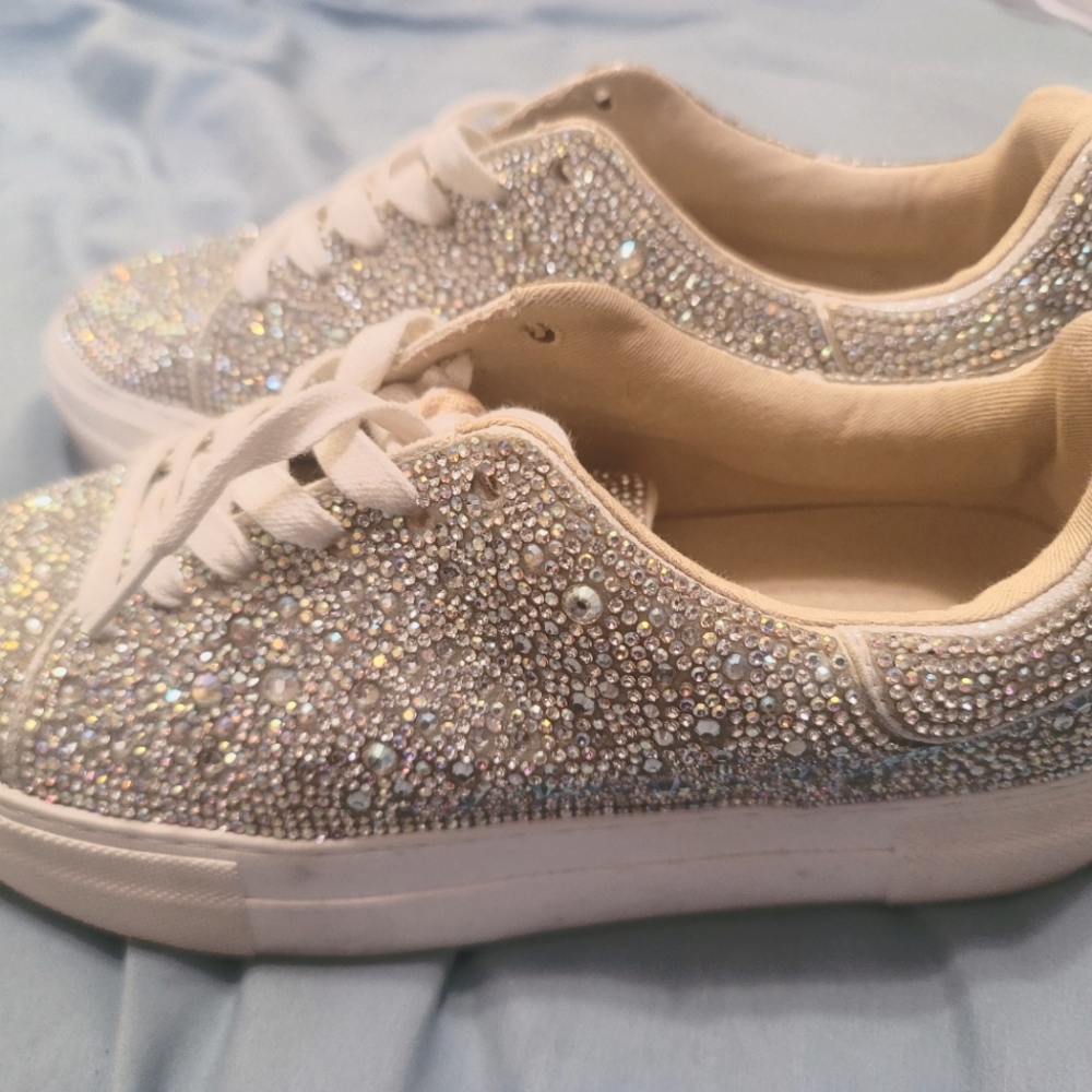 Betsey Johnson bling sneakers